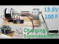 DIY HAND CRANK ELECTRIC GENERATOR | SUPERCAPACITOR POWER BANK | EMERGENCY DYNAMO DC12V SYSTEM