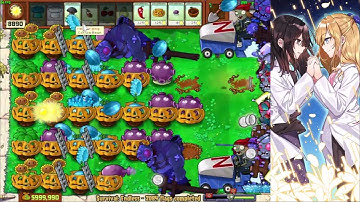 Plants vs. Zombies - Survival Endless (Day) Cobless Strategy