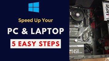 Fix your Slow Computer - 5 Easy Steps - Windows 10 (2024): Speed Up your PC