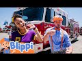 Blippi and Meekah Build a Fire Truck | Blippi | Kids Songs | Moonbug Kids