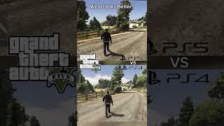 GTA 5 | PS5 Version vs PS4 Version! #gta5 #shorts