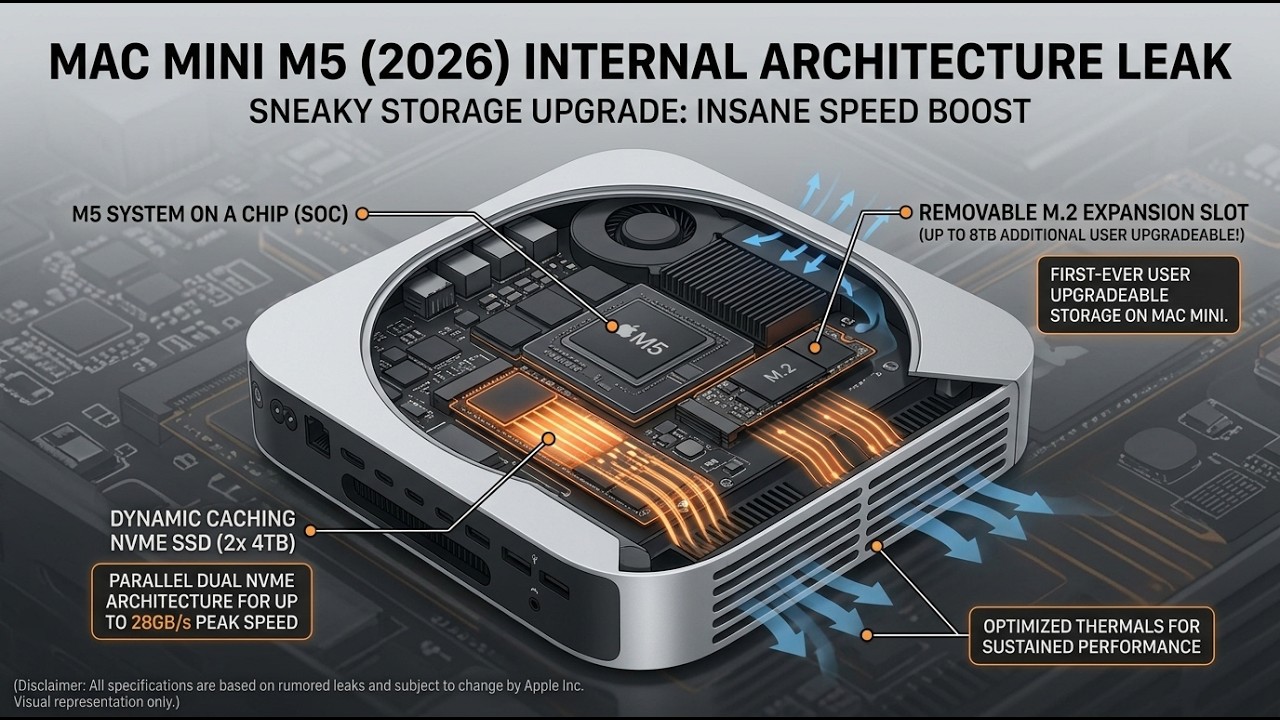 Apple Mac Mini M5 (2026) Leaks: The Sneaky Storage Upgrade is