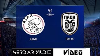 Ajax-Paok 3-2 Şampi̇yonlar Li̇gi̇ Ön Eleme-Maç Özeti̇