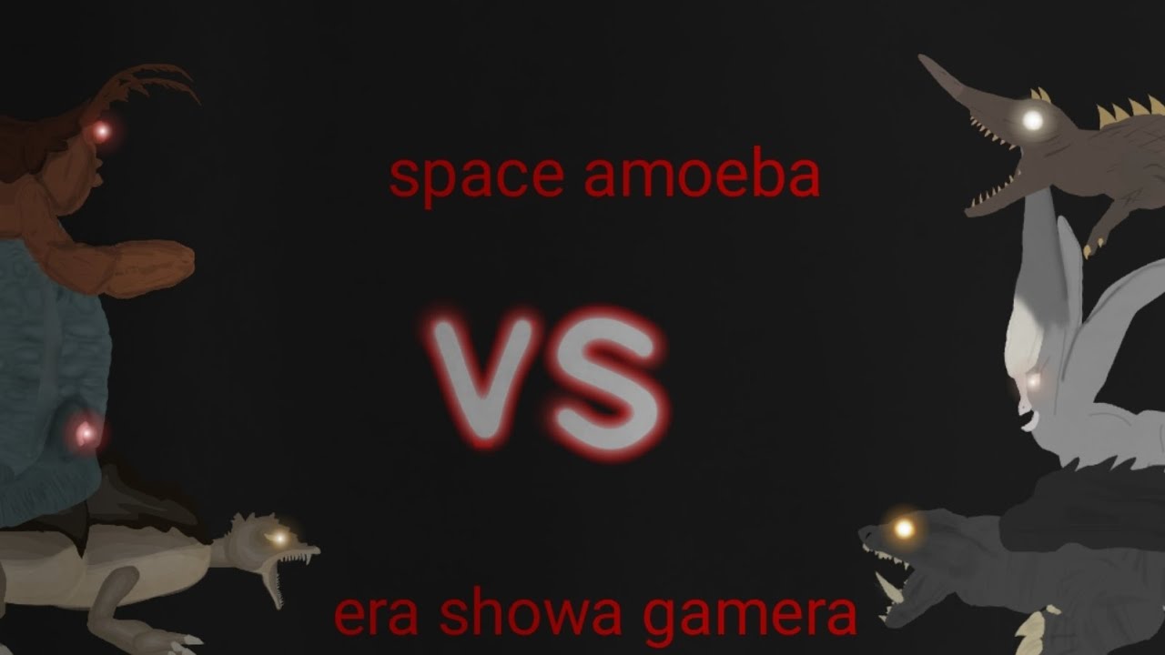 [dc2]space amoeba vs era showa gamera - YouTube