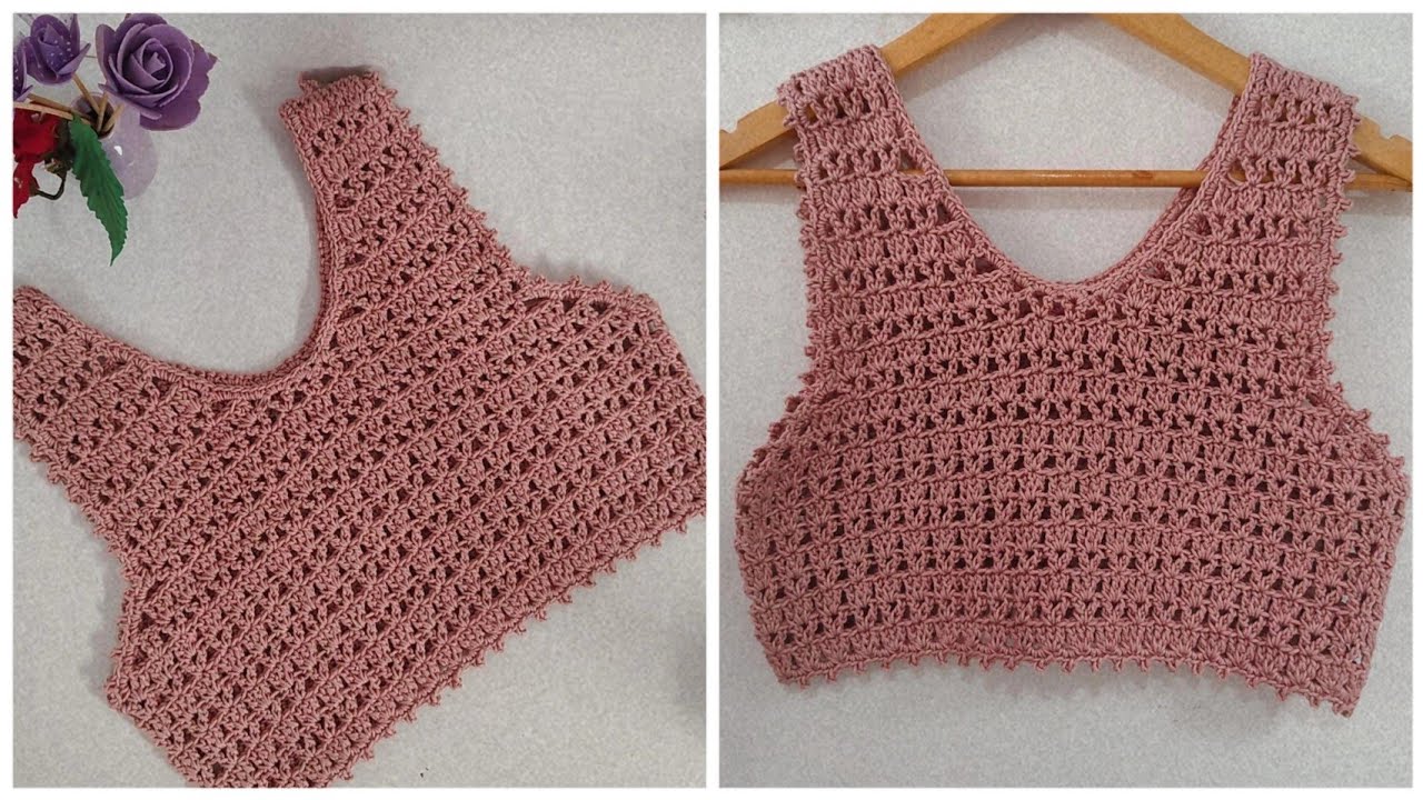 Cropped Kailane Crochê Passo a Passo 1° parte (Coleção Mulheres da Minha Vida) 🧶