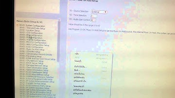 Configuration MP3 music on hold External NEC SL1000