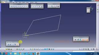 Geometrical & Dimensional Constraints (sketch tools tool bar) in CATIA V5