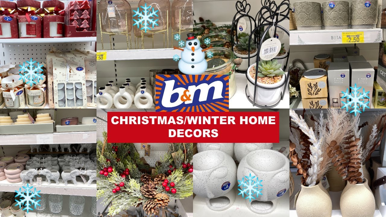 B&M CHRISTMAS/WINTER HOME DECOR NEW COLLECTION WITH PRICE OCT 2022 | B ...