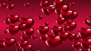 4K video footage background love hearts #29