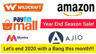 Daily Deals #8 Year End Sale| Myntra, Flipkart , Amazon, Ajio
