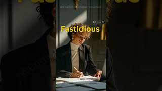 English Vocabulary | Fastidious