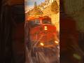 BNSF mixed freight train, head to head vs Amtrak California Zephyr, Sierras, near Truckee