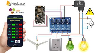 How to make IOT based Home Appliance Control using Firebase Server | MIT App Inventor Part:1 screenshot 2