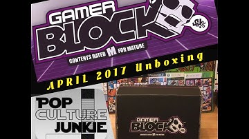 Gamer Block M for Mature Unboxing & Review April 2017 Subscription Box NERD BLOCK ARCADE BLOCK