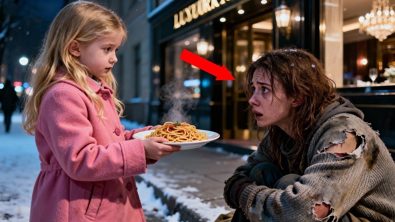 Fille de milliardaire aide une SDF gelée : le geste suivant de son père sidère tout le monde !