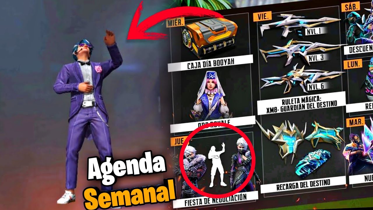 OFICIAL REGRESA EMOTE DE RISA 😱 FREE FIRE NUEVO EVENTO WED FIESTA DE
