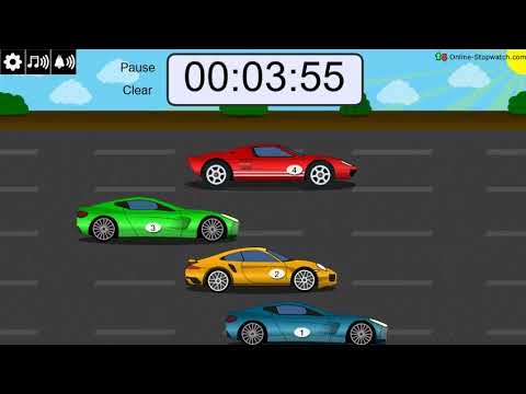 8 minute car race timer