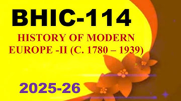 IGNOU BHIC-114 Solved Assignment English Medium 2025-26 For July 2025 & January 2026 Sessions