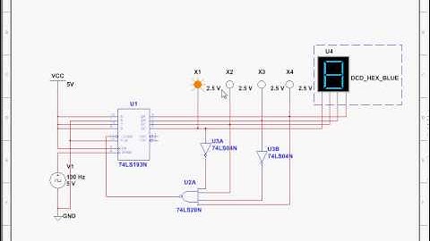 13-to-6 Binary Down Counter Vid