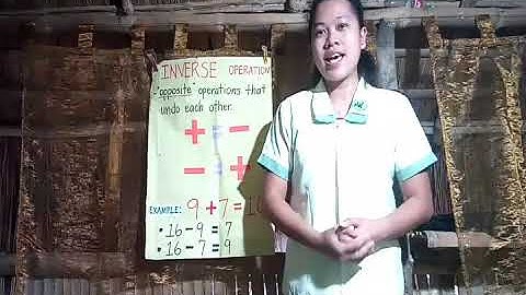 Illustrates that addition and subtraction are inverse operations