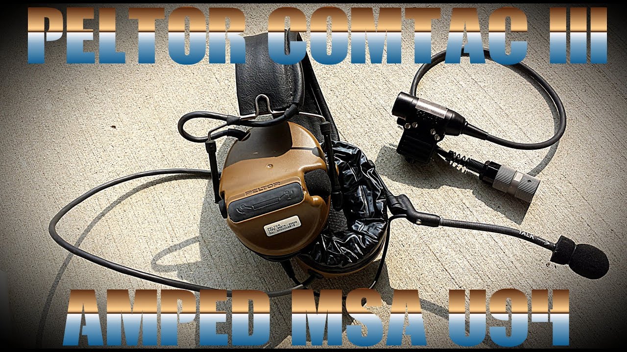 Peltor Comtac III and PTT - YouTube