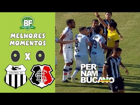 Santa Cruz 0 x 0 Central | Campeonato pernambucano 2020 | Melhores Lances | Barrinha Fechada