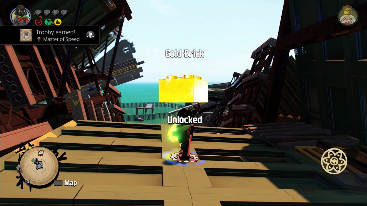 LEGO Ninjago Movie | Ninjago city Docks | The hardest race in this game.