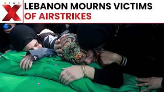 Funeral Held For Victims Of Israeli Airstrikes As Tensions Escalate In South Lebanon | Heartbreaking