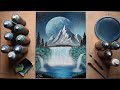 Mountain Falls - Spray Paint Art