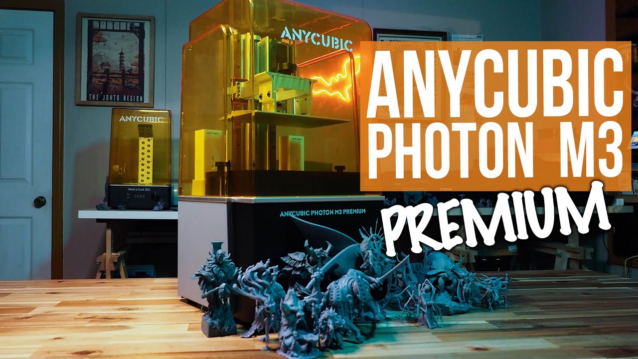 Anycubic Photon M3 Premium: 8K Resolution, Larger Print Area, & Air Purification