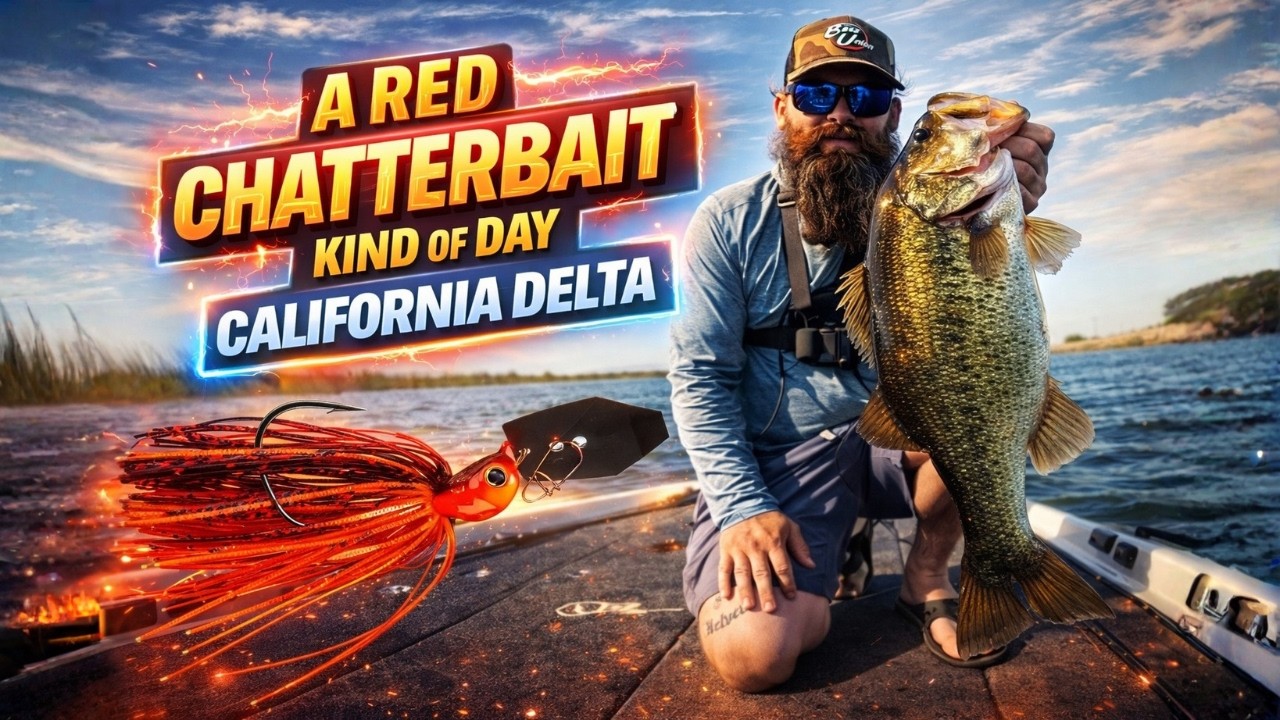 A Red Chatterbait Kind of Day — California Delta