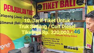 Ketapang Gilimanuk Ferry Tickets || Also the Other Way.