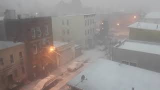 Snow squall in New Jersey, USA!! | Sudden snowstorm | Dec. 18, 2019
