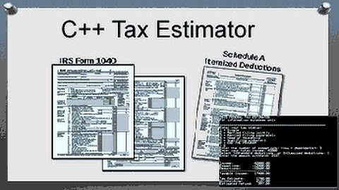 C++ Tax Estimator Lab Project