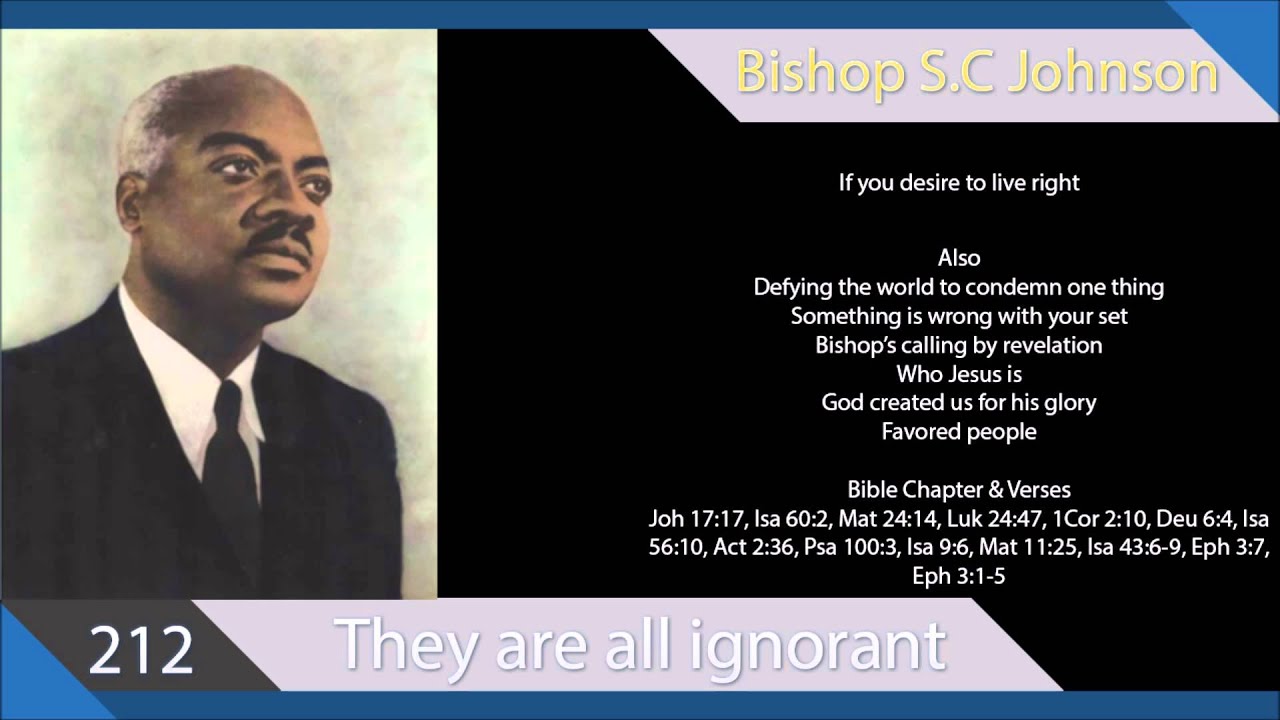 212 They Are All Ignorant