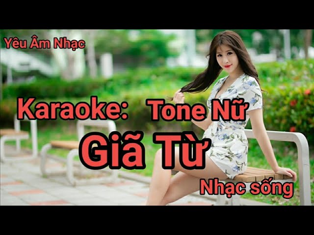 Sleduj Giã Từ - Karaoke Tone Nữ (Nhạc sống beat chuẩn mới) na YouTube