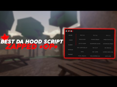(Zapped V3) The *BEST* Da Hood Script GUI Pastebin! (Godemode, Aimlock, Autofarm!)