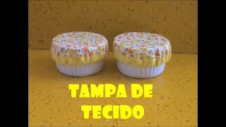 Tampa de tecido ou cobre tigela