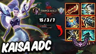 Kaisa vs Lucian ADC ( 15/3/7 ) Korea Master 58 LP | Patch 25.22