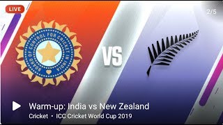 INDIA VS NEW ZEALAND | WORLD CUP 2019 | WARMUP MATCH -HIGHLIGHTS