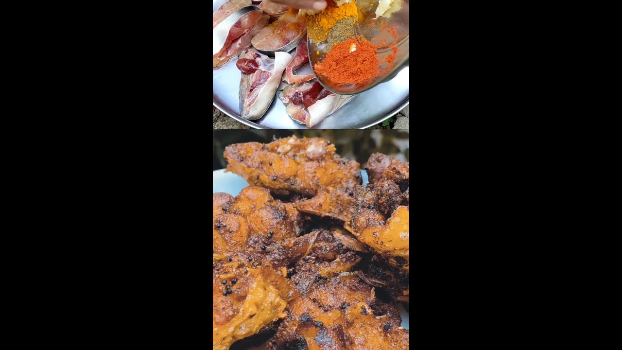 Village style fish fry । fish fry 