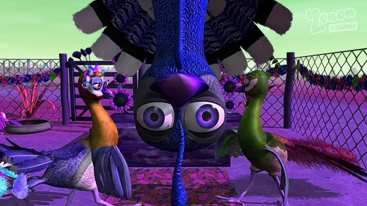 Mr. and Mrs. Turkey Dance moves//Sponsored by Gamavision Csupo effects