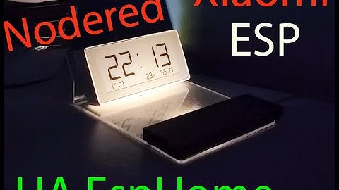 Настольные часы Xiaomi с умной подсветкой на ESP