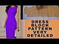 How to cut | draft dress pattern properly