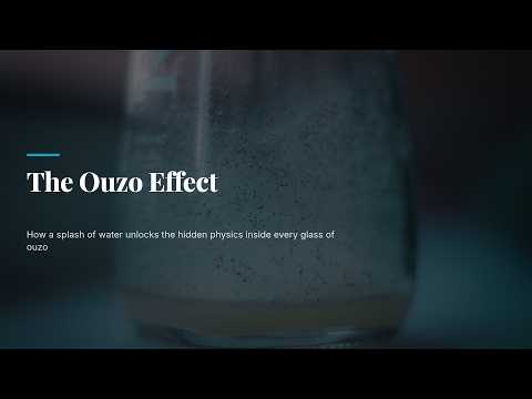 The Ouzo Effect