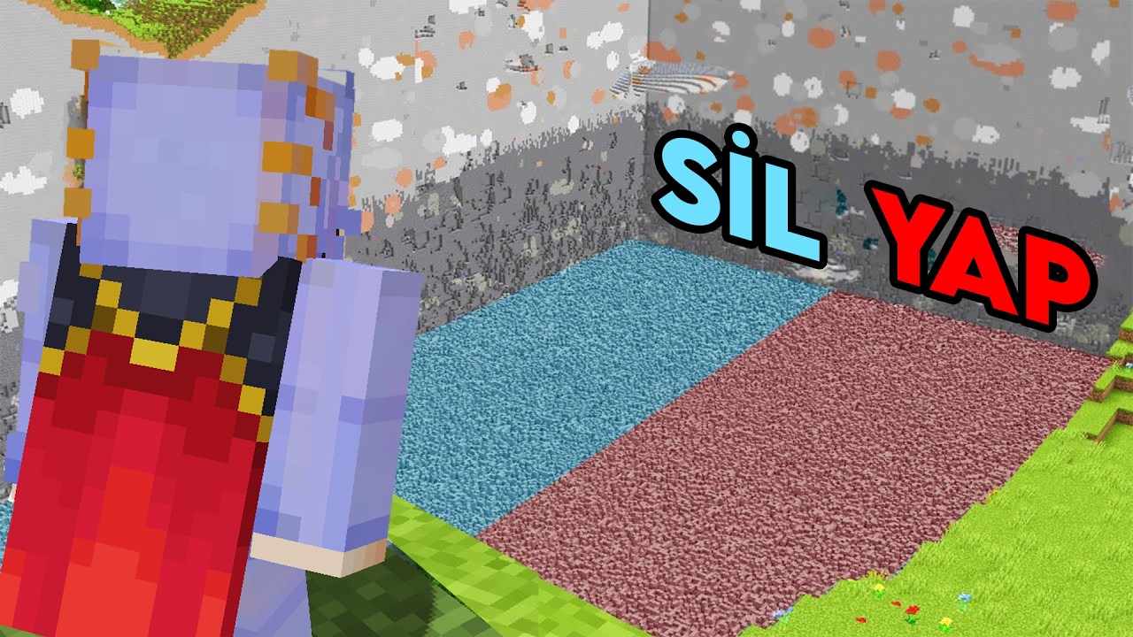 Neden Minecraft'ta Tüm Dünyayı SİLDİM? - Full Hikaye