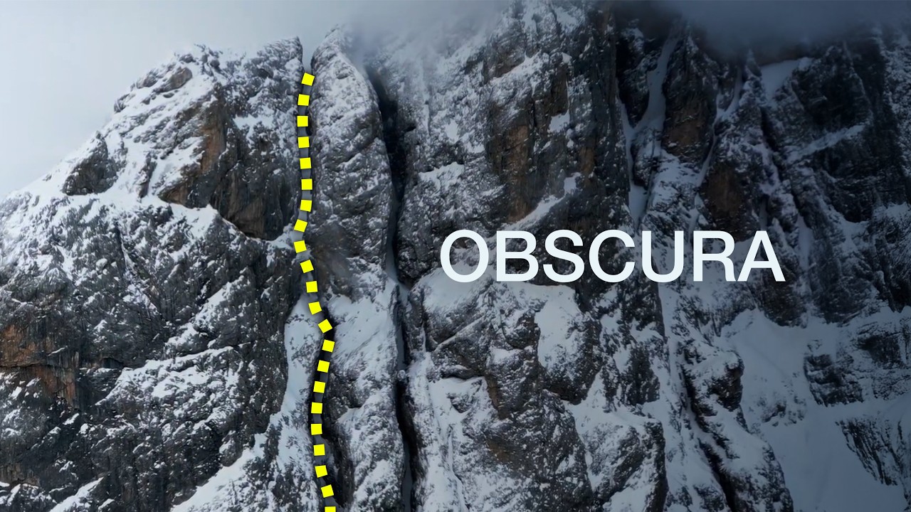 Первый спуск над 100-метровым обрывом (зона без падений)