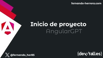 [S2/L01] OpenAI - Ejercicios prácticos y asistentes Angular + Nest: Inicio de proyecto | AngularGPT
