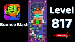 Bounce Blast Level 817 Walkthrough 🎮💥 | Tricky Ball Puzzle Solution | Go Answer