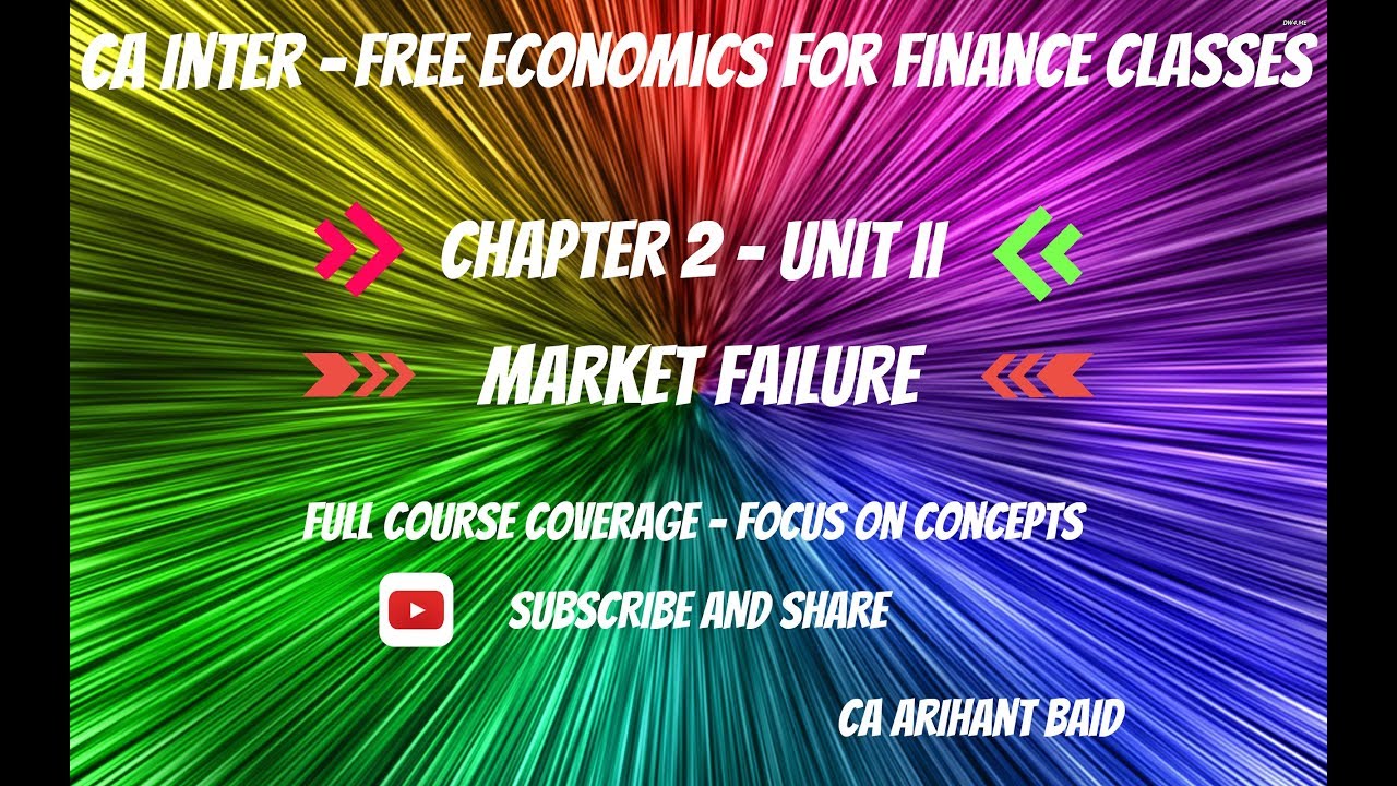 Economics for Finance free class - Chapter 2 - Unit 2 - Market failure ...